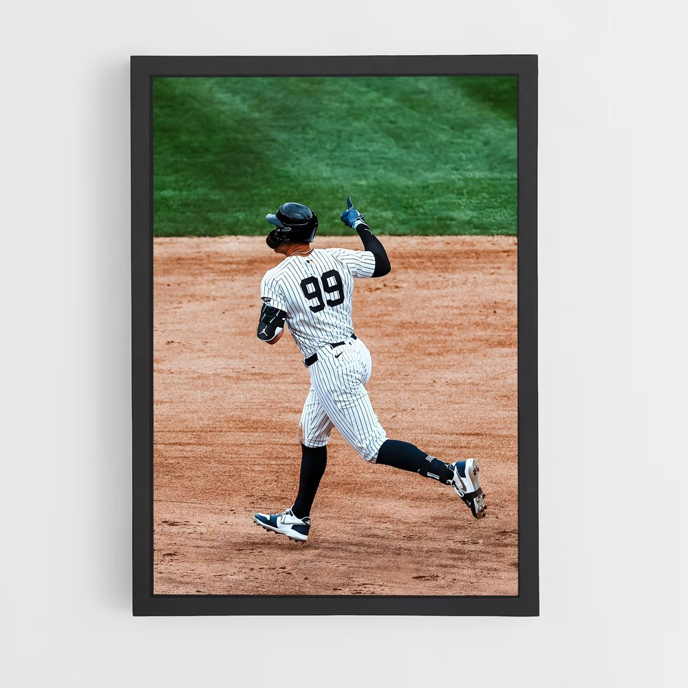 Poster En Course Vers La Gloire – affiche Baseball (vue 2)